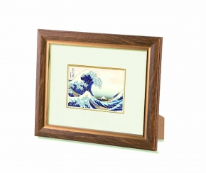 北斎(葛飾北斎)DX浮世絵額  「神奈川沖浪裏」