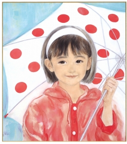 おおた慶文色紙額(小)ステキな梅雨