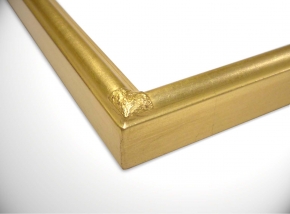 【角額】アルミ正方形額・壁掛けひも・アクリル付き ■7517 200角(200×200mm)ゴールド