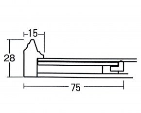 【色紙額】赤金 色紙(マット付き)273×242mm (紺)
