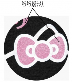 Hello kitty ストロベリートートバッグ ブラック