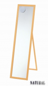 拡大鏡付姿見4尺(スタンド付き) ナチュラル