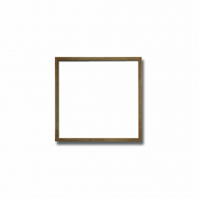 【角額】紫外線から作品を守るUVカットアクリル付き■9102 200角(200×200mm) 茶