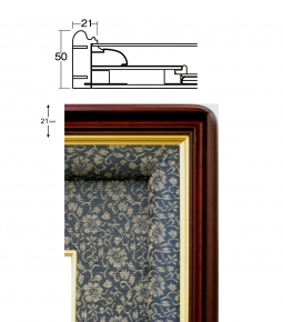 4035勲記勲章額(勲章収納箱セットタイプ)595×420mm※額立て付き(紺ドンス)