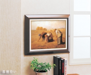 ミレー名画額F6号 「落穂拾い」