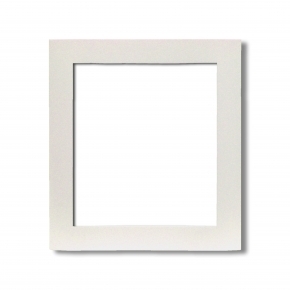 【スタンド付き】4877 ホワイト■ウェーブ色紙額(8×9)273×242mm