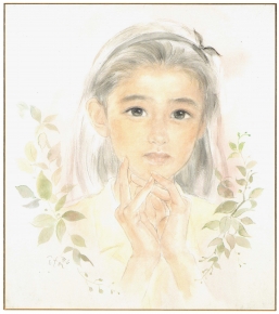 おおた慶文色紙額(小)決意