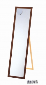拡大鏡付姿見4尺(スタンド付き) ブラウン
