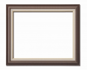 ■7720 油絵額F20(727×606mm)ブラウン