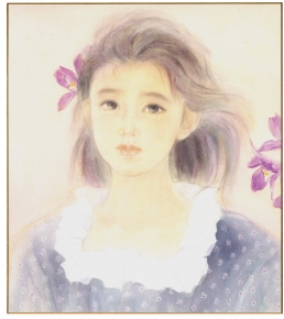 おおた慶文色紙額(黒金)愛に迷う夢