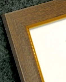 スタンド付 ■9016 OA額 A4サイズ(297×210mm)ブラウン 10枚セット