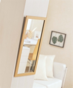 防災ミラーL(割れないクン) ナチュラル