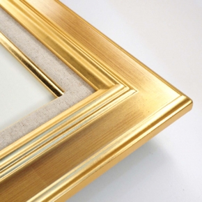 【油額】キャンバス額・油絵額 ■7711 F3号(273×220mm)「ゴールド」