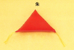 額受用フトン3803-1 (朱)