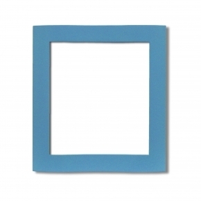 【スタンド付き】4877 ブルー■ウェーブ色紙額(8×9)273×242mm