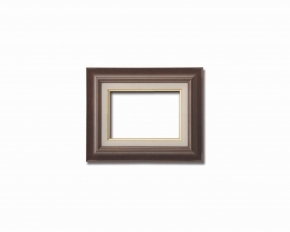 ■7720油絵額SM(227×158mm)ブラウン