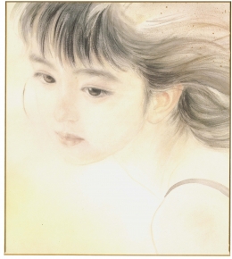 おおた慶文色紙額(小)気流