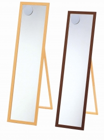 拡大鏡付姿見4尺(スタンド付き) ブラウン