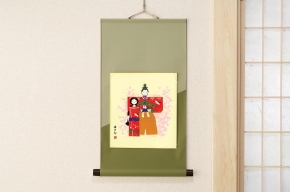 吉岡浩太郎『祝い』色紙掛 「雛祭」