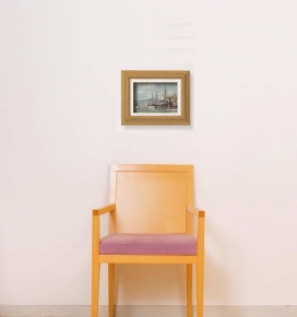 オーリッヒ名画額サム 「港風景」