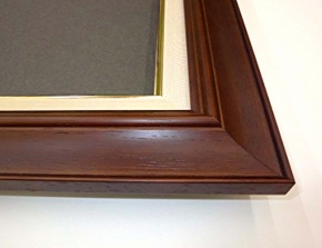 ■7720 油絵額F6(410×318mm)ブラウン