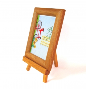 ナチュラルイーゼル付フォトフレーム (トルマリンペイント)