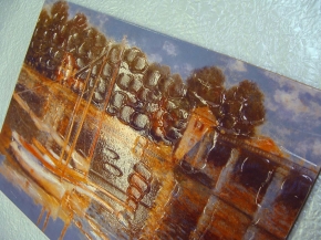 モネ名画額サム(立体加工付き)「アルジャントーユの橋」