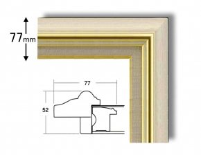 ■8116 油絵額F10(530×455mm)  アイボリー