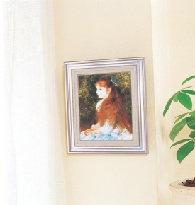 ルノワール名画額F6号AS  「可愛いイレーネ」