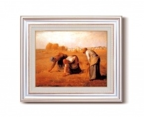 ミレー名画額F6号AS  「落穂拾い」