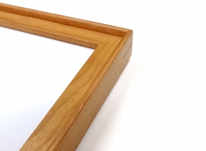 【角額】高級木製正方形額・壁掛けひも・アクリル付き■9787 500角(500×500mm)チーク