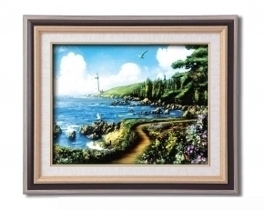 アラン・ギアナ絵画額 「運命の岬」