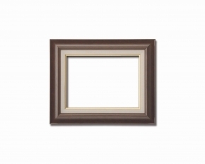 ■7720 油絵額F6(410×318mm)ブラウン