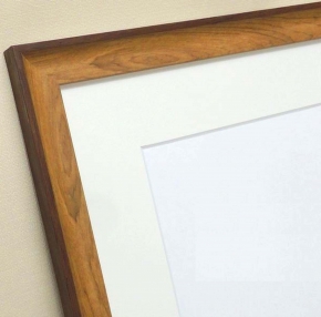 【軽量水彩額】■8155水彩額F4マット付(オーク)