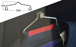 木製・前面が開く・専用ハンガー付き ■5606ユニフォーム額(892×732mm)