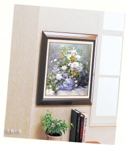 ルノワール名画額F6号 「花瓶の花」