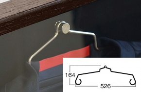 木製額・専用ハンガー付き ■6505ユニフォーム額(890×730mm) ブラウン