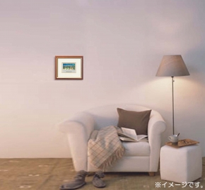 トーマス・マックナイト(Thomas McKnight)絵画額(スタンド付)パノラマポートアイランド