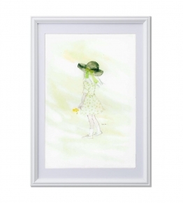 いわさきちひろPB絵画額(B4) 春の風