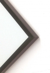 【角額】木製正方形額・壁掛けひも ■5767 250角(250×250mm)ブラウン