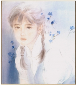 おおた慶文色紙額(小)夢の奥へ