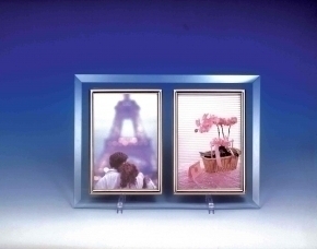クリスタルアートフォトフレーム L版ペア   CAH-2000