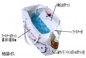 Hello kitty ストロベリートートバッグ ブラック