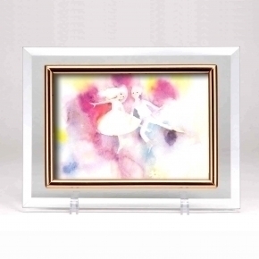 いわさきちひろ クリスタルフォトフレーム  「夢のダンス」