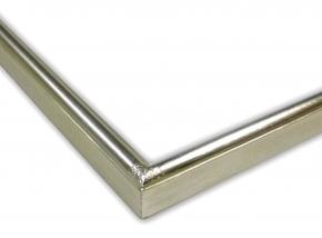 【角額】アルミ正方形額・壁掛けひも・アクリル付き ■7517 450角(450×450mm)シルバー