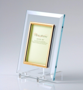 高級クリスタルフォトフレームDX L版(127×89mm)