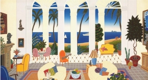 ■トーマス・マックナイト ワイドポスター額「GULF OF MEXICO」