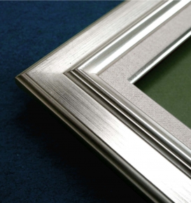 【油額】キャンバス額・油絵額 ■7711 F6号(410×318mm)「シルバー」