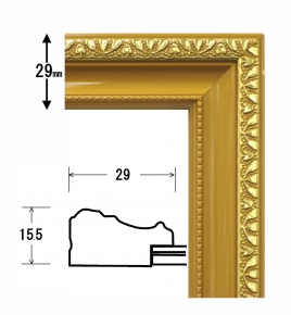 【樹脂性賞状額】金色賞状額 ゴールド賞状額 ■0122ネオ金消し賞状額 A3大(455×318mm)