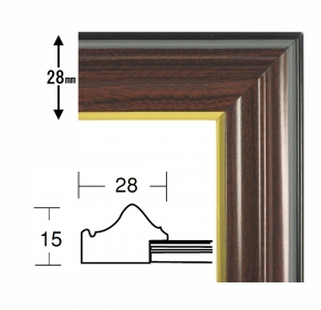【最高級賞状額】木製賞状額 壁掛けひも ■0150 栄誉 OA-A3(420×297mm)
